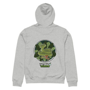 Grøn Katteøjesnog Hoodie - Økologisk